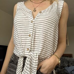Anthropologie - t.la tie bottom tank XS
